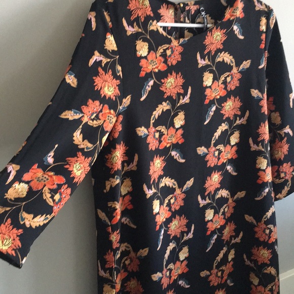 Flowery Fall Dress - Picture 2 of 3